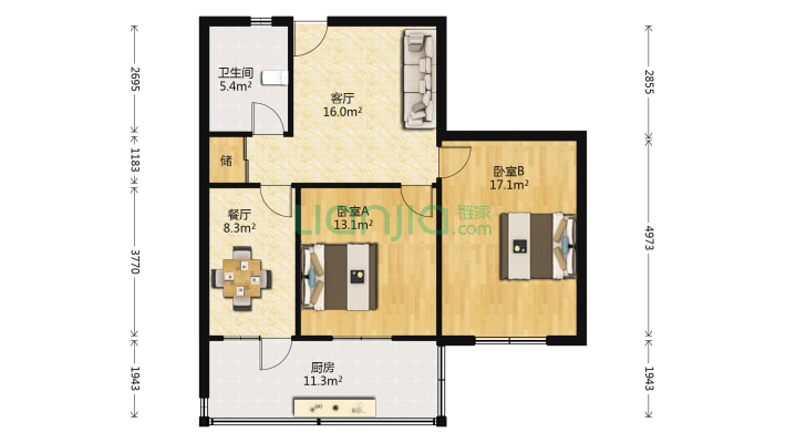 段北东路8号二手房实景图