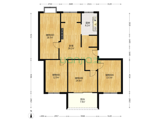 恒通佳苑 1室0厅0卫 149平方