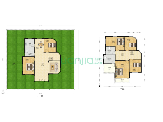 龙溪花园 6室2厅3卫 216平方