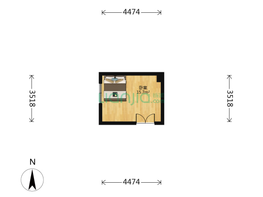 合家广场 1室0厅0卫 29平方