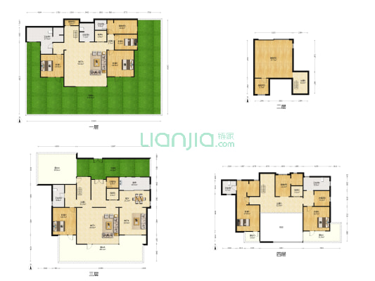 润英美庐 6室4厅6卫 396平方