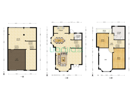 鸿麦世家 2室1厅2卫 299平方