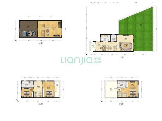英伦半岛 4室2厅3卫 215平方