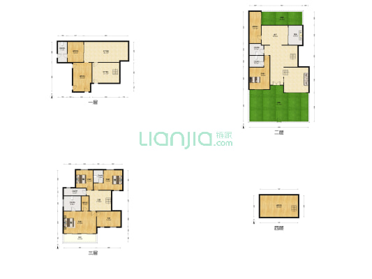 桃坞郡府 5室1厅6卫 527平方