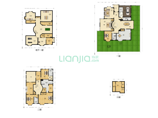 优山美地B区 4室3厅6卫 564平方