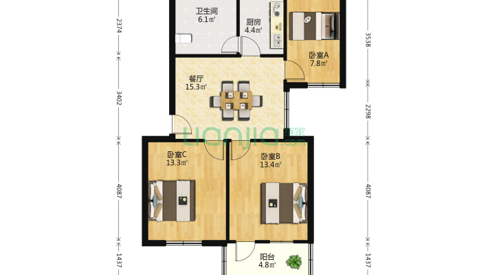 新邨西区二手房实景图
