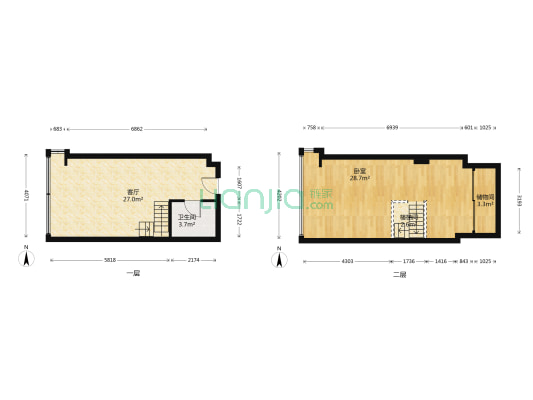 明湖广场 1室1厅1卫 47平方