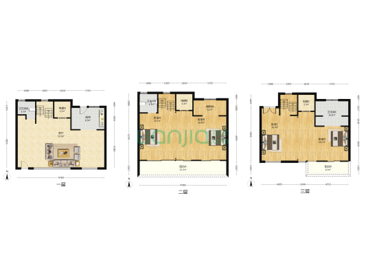 禹洲印樾府 4室1厅3卫 330平方