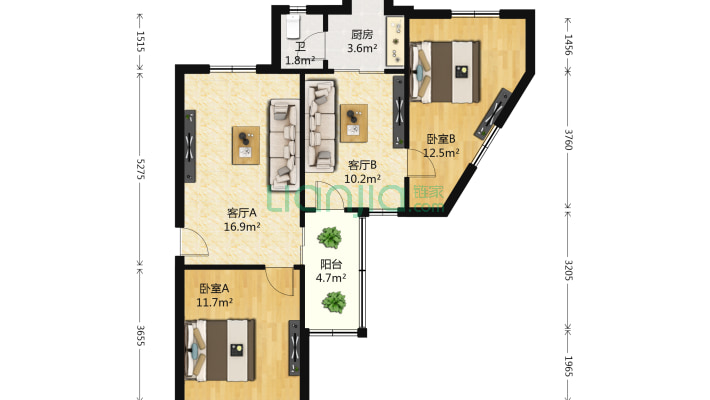 二建公司宿舍（建设路173号）二手房实景图