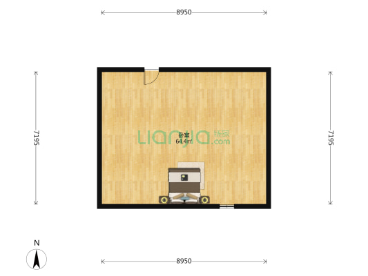 东园路 1室0厅0卫 51平方