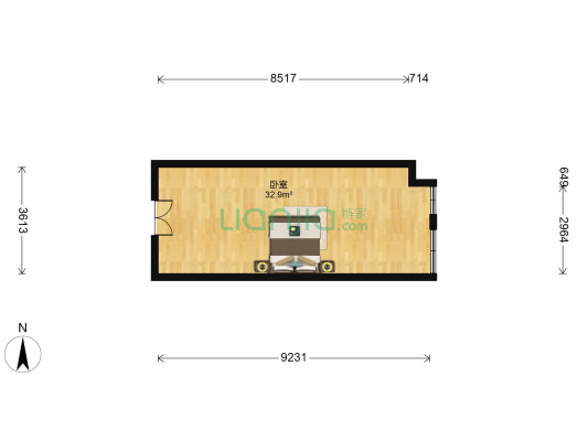 大唐天城 1室0厅0卫 50平方