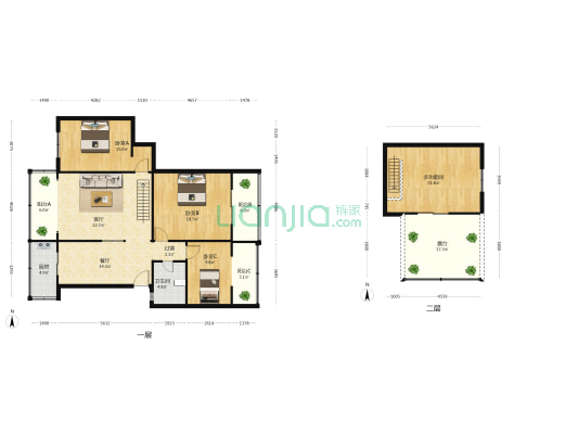 鼓楼小区叁号院 4室2厅1卫 117平方
