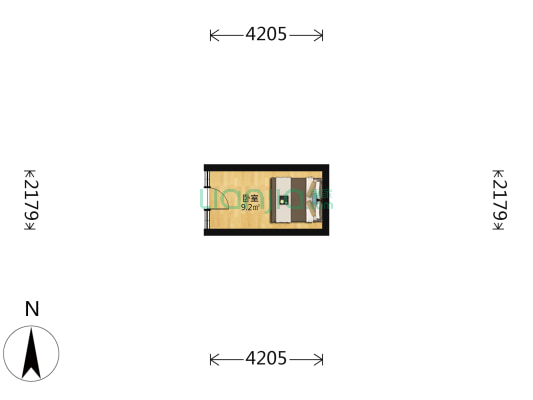 前圆恩寺胡同 1室0厅0卫 12平方