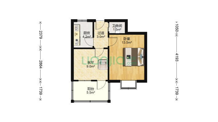 面粉厂宿舍二手房实景图