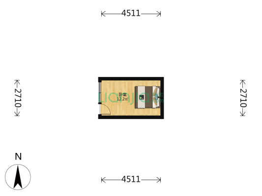 北剪子巷 1室0厅0卫 16平方