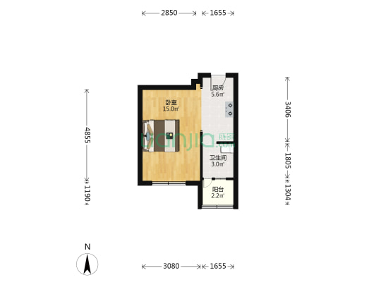 友谊三村 1室0厅1卫 35平方