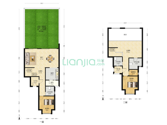 学宸名著S1组团 2室1厅3卫 143平方