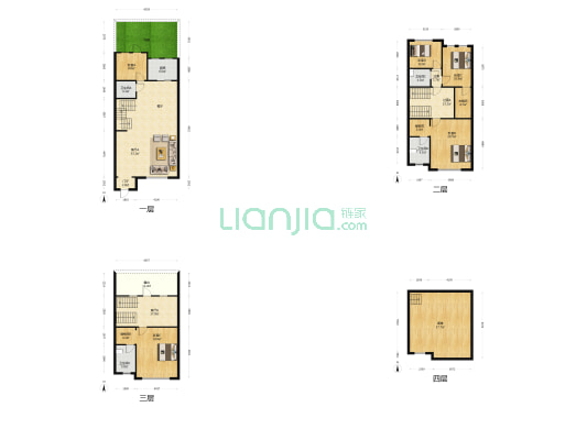 新华常春藤 5室2厅4卫 221平方