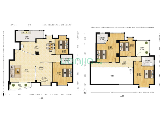 福涛东园 5室2厅3卫 217平方