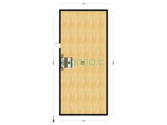 高湖花园 1室0厅0卫 127平方