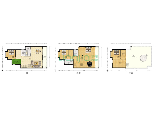 卧龙谷壹号 4室1厅3卫 157平方