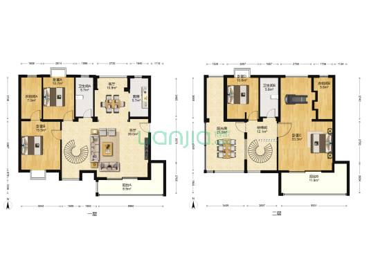银湖水榭 4室2厅2卫 200平方
