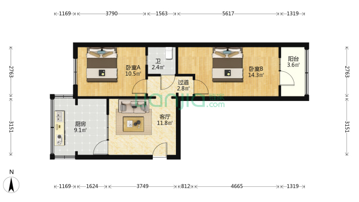 兰州供电局计量所家属院二手房实景图