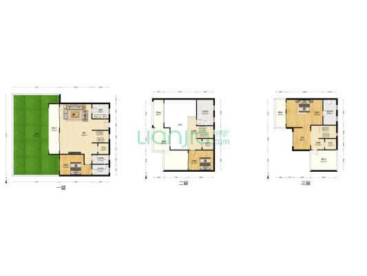 金科御临河月竹澜 4室1厅4卫 342平方