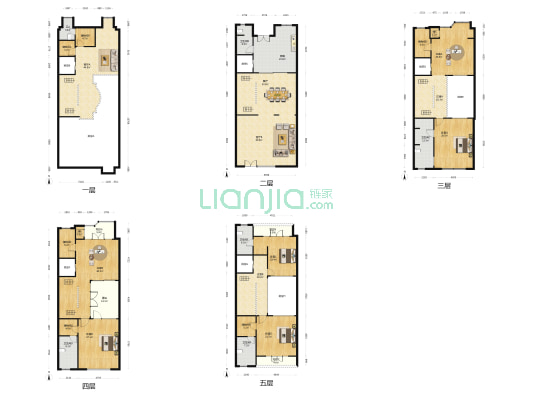 新海景花园一期 6室3厅6卫 560平方