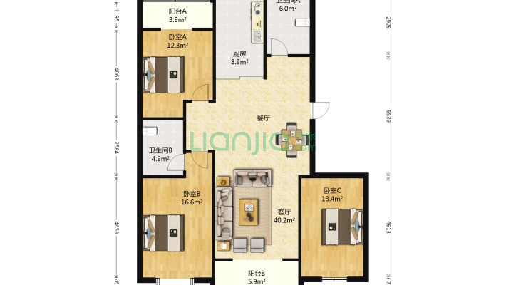 晶都国际二手房实景图