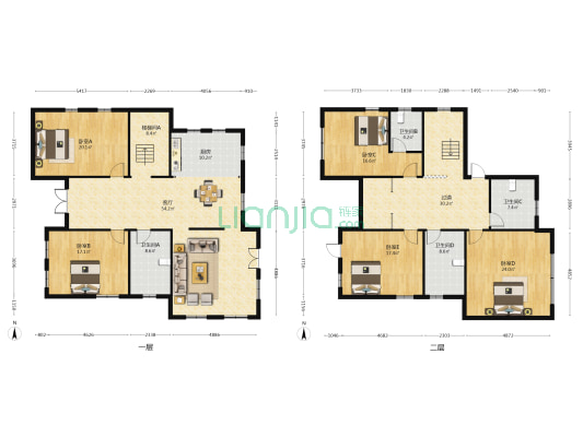 龙熙温泉庄园 5室1厅4卫 408平方