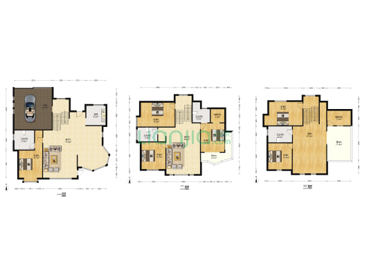 玫瑰花苑 6室2厅4卫 381平方