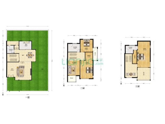 天一城B区 4室1厅3卫 239平方