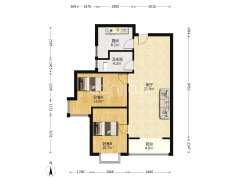 户型方正   南北通透    配套齐全-涿州联合七号院户型图
