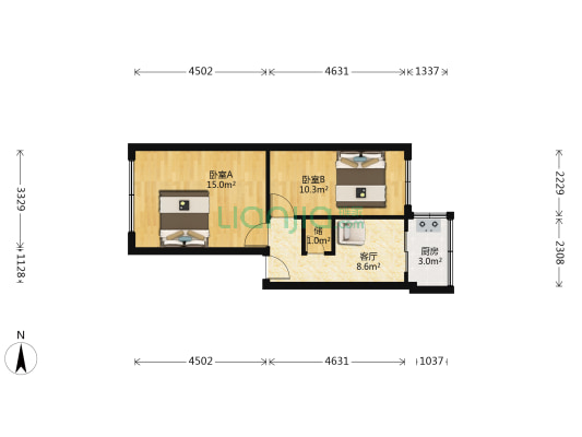 久寿小学 2室1厅0卫 59平方