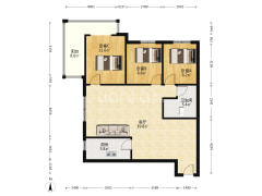 开发区政法街 全阳3居电梯房 采光好 满五唯一税费低-涿州华泰豪庭户型图