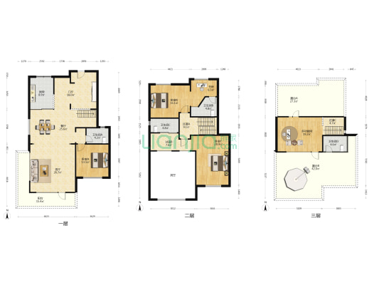 荣德·荣泽公馆 5室2厅4卫 244平方