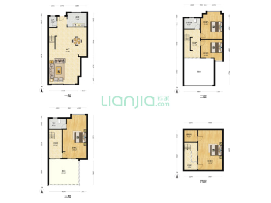 凯澄湾畔 4室1厅3卫 195平方