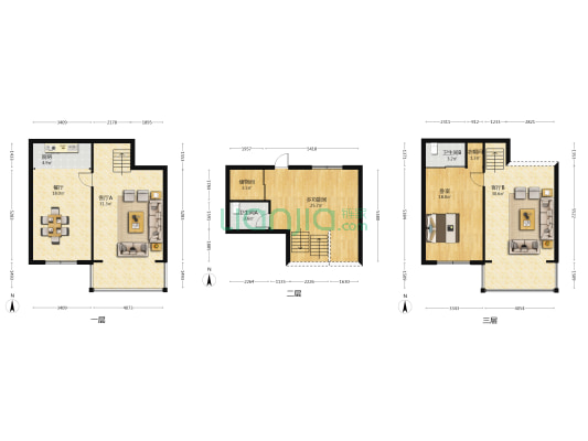秀苑小区 2室3厅2卫 184平方