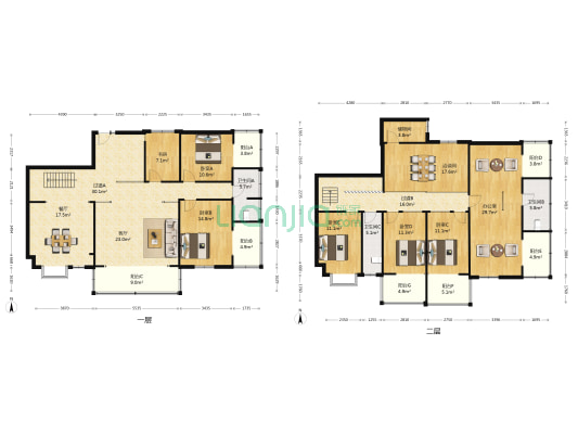 开源鑫阁 8室2厅3卫 295平方