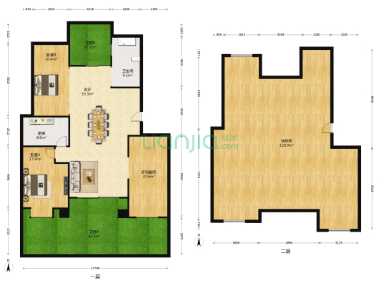 高科尚都 3室1厅1卫 325平方