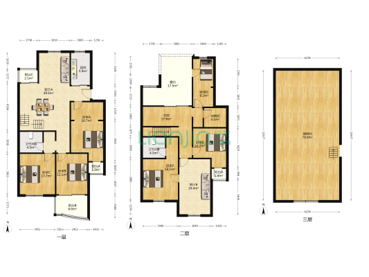 信义坊 7室2厅2卫 204平方