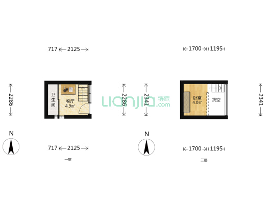 孝友胡同 1室1厅1卫 11平方