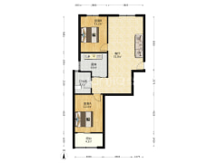 南向两居，精装修，好楼层，拎包入住-涿州云景城户型图