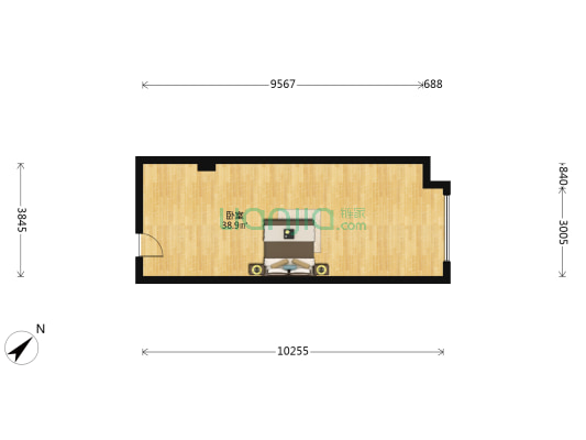 熙悦中心 1室0厅0卫 55平方