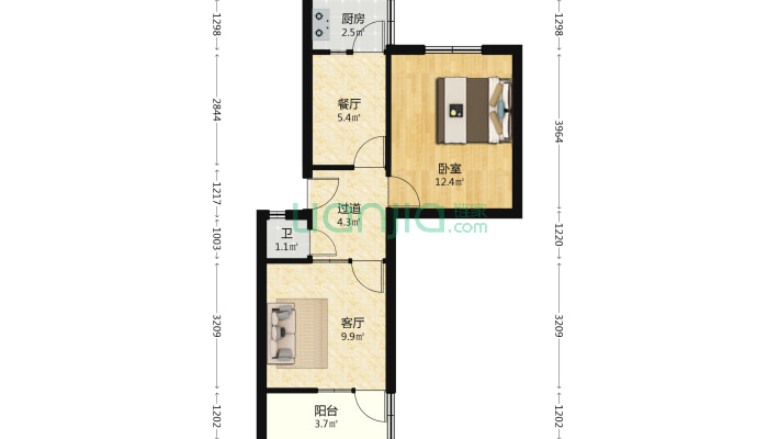 航天大区二手房实景图
