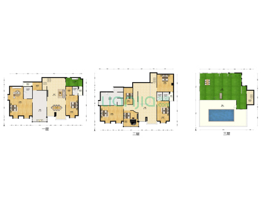 豪苑大厦 7室1厅5卫 544平方