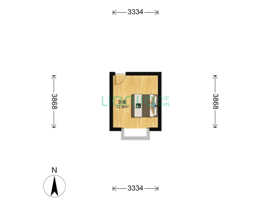 瀛通公寓 1室0厅0卫 59平方