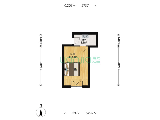 程林二村 1室0厅0卫 18平方