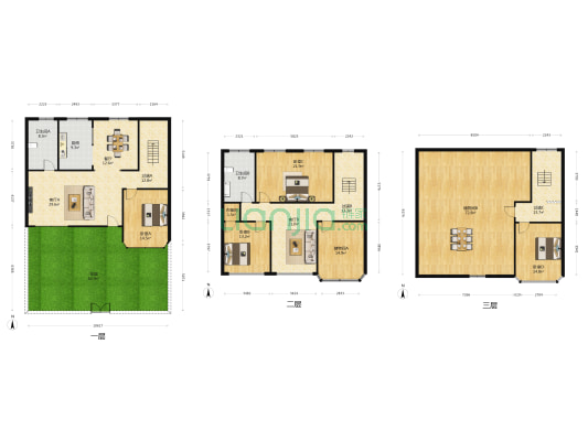 李庄南区 4室3厅2卫 244平方